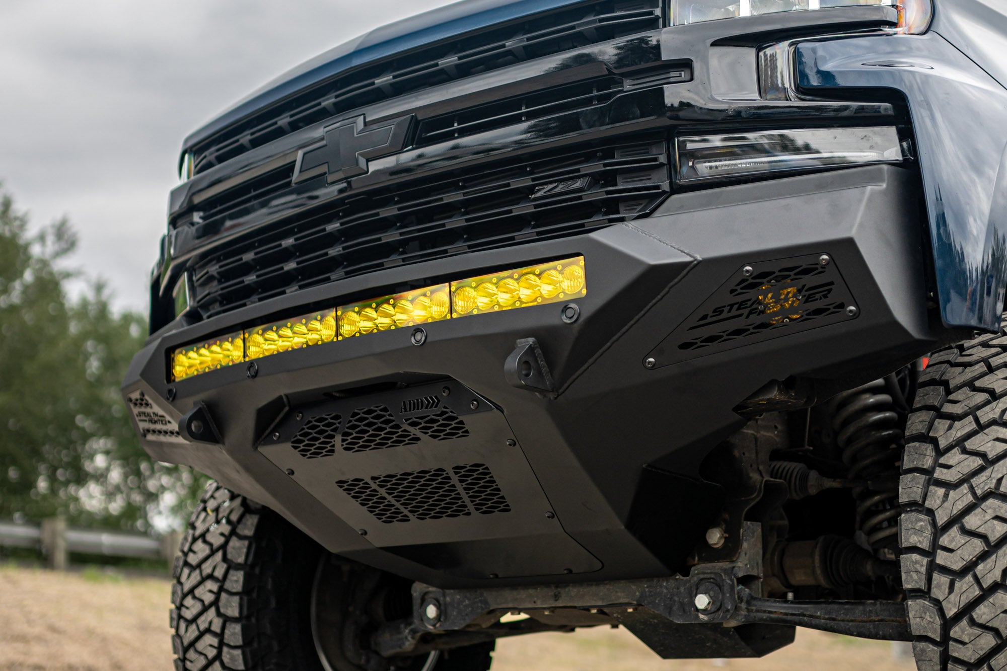 2019-2021 Chevy Silverado 1500 Stealth Fighter Front Bumper