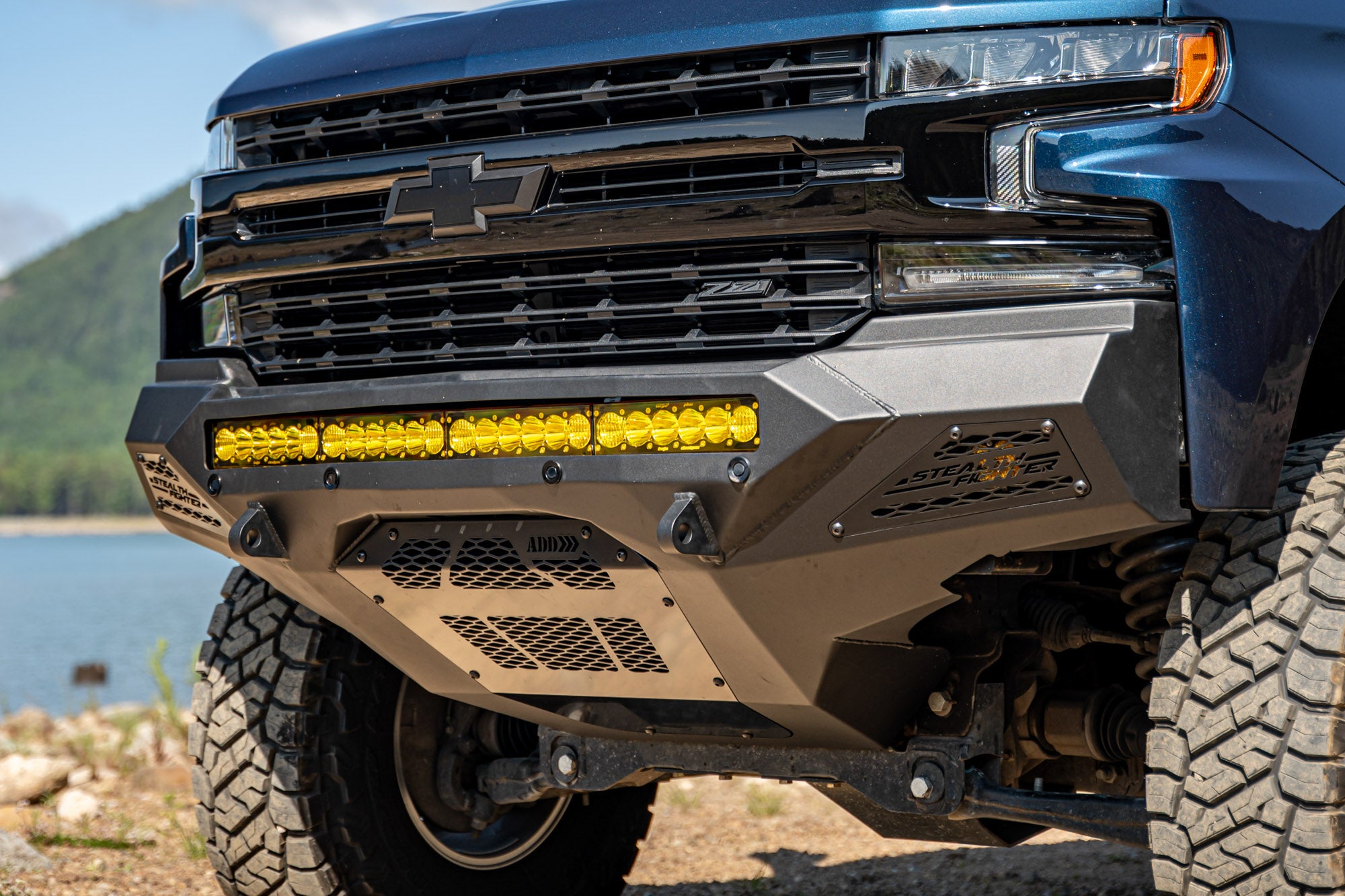 2019-2021 Chevy Silverado 1500 Stealth Fighter Front Bumper