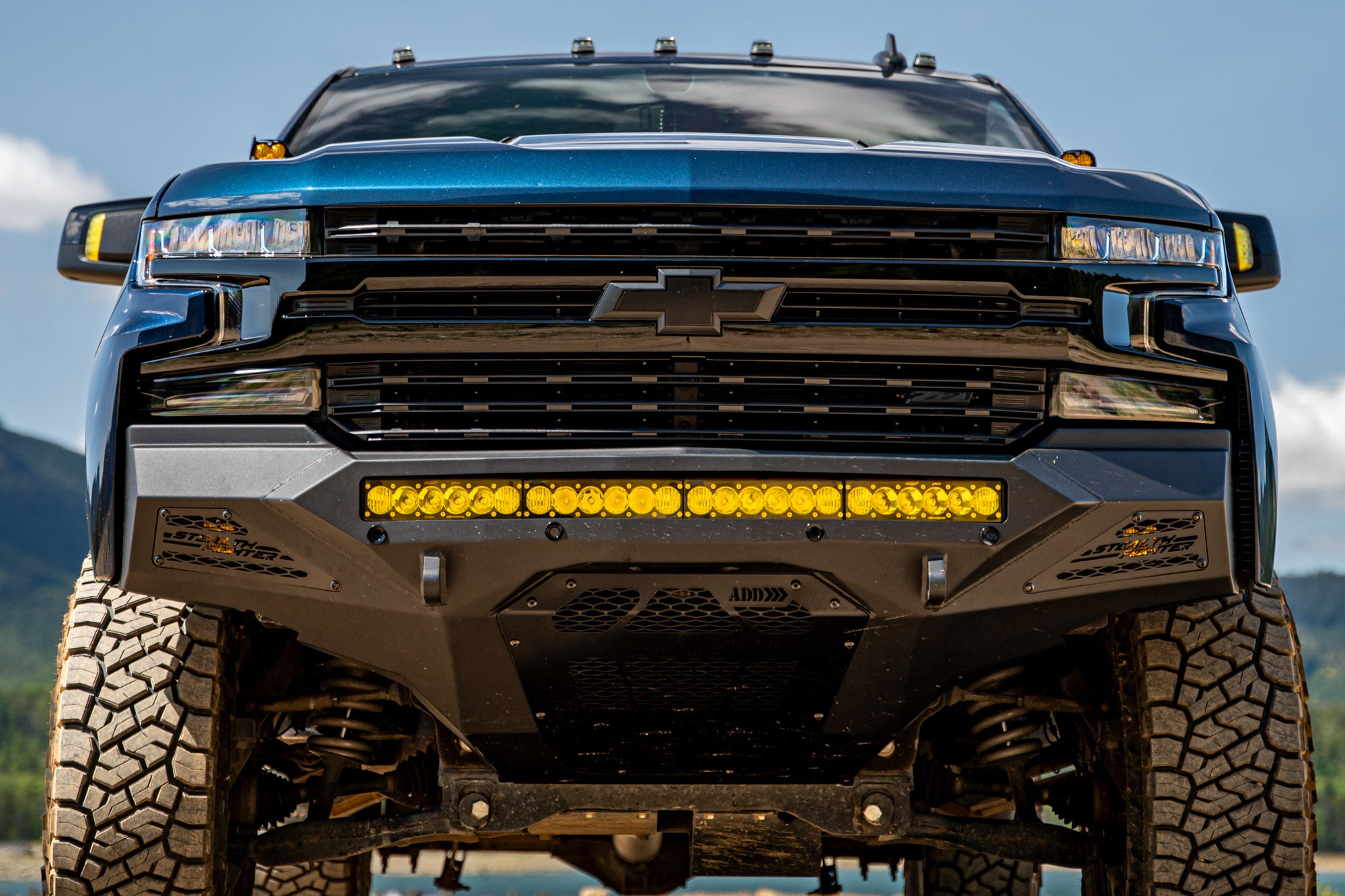 2019-2021 Chevy Silverado 1500 Stealth Fighter Front Bumper