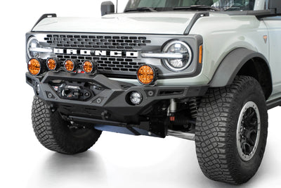 Amber Lights on the 2021-2023 Ford Bronco Krawler Front Bumper