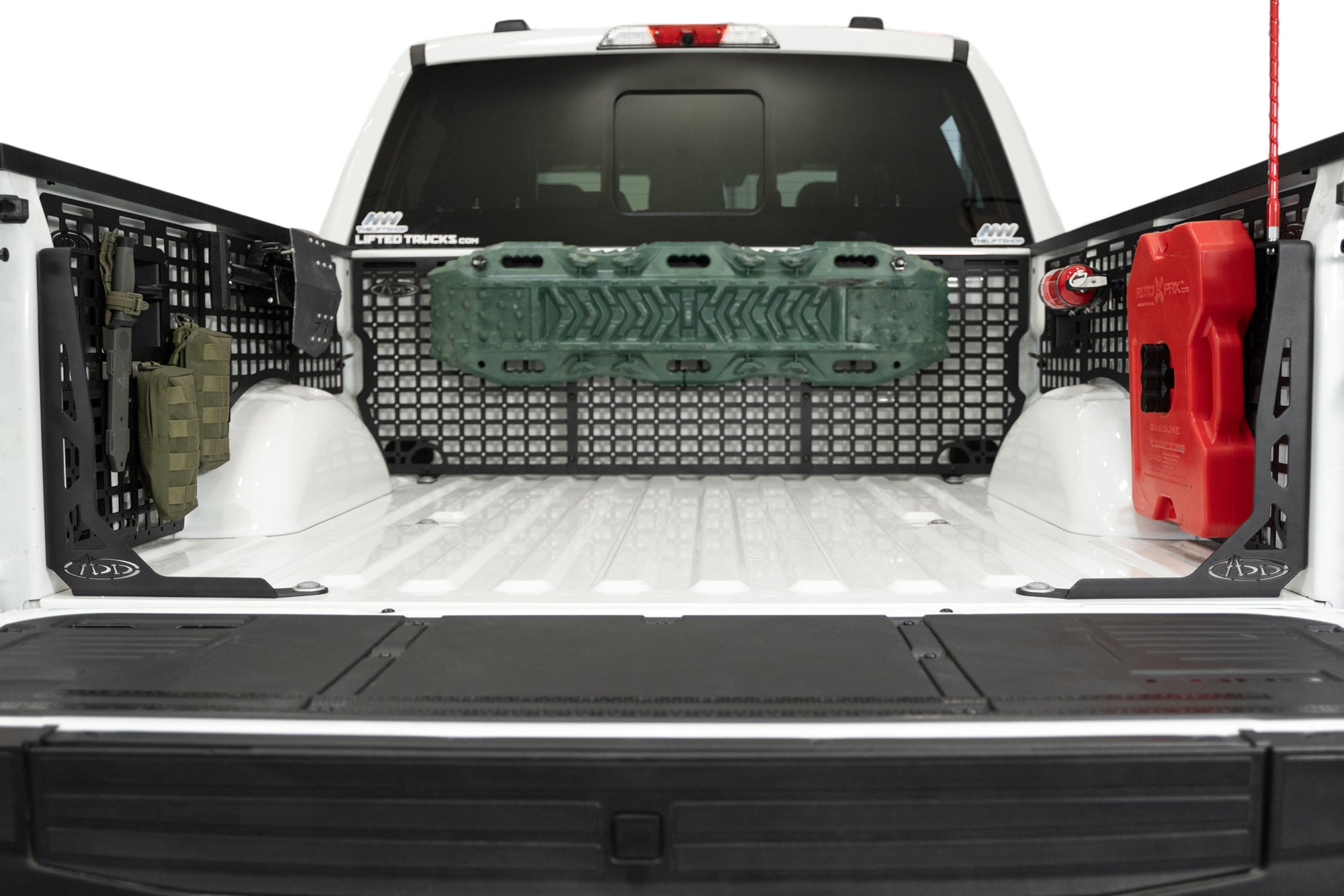 2021-2023 Ford F-150 & Raptor Bed Channel Stiffeners, installed alongside molle panels