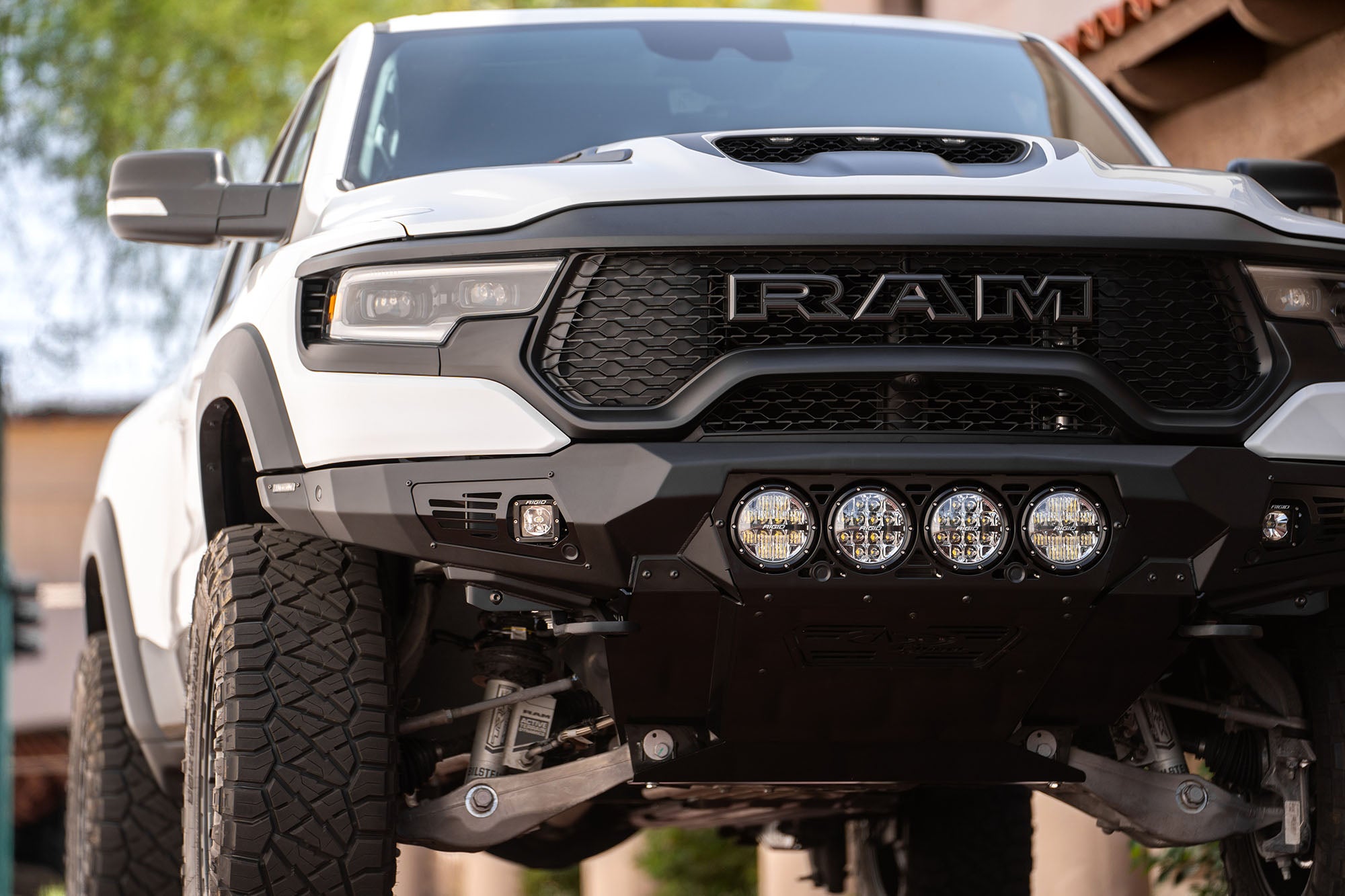 2021-2024 RAM 1500 TRX Bomber Front Bumper (RIGID)