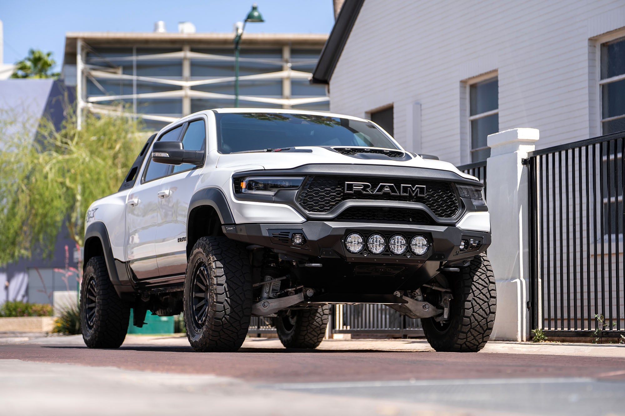 2021-2024 RAM 1500 TRX Bomber Front Bumper (RIGID)