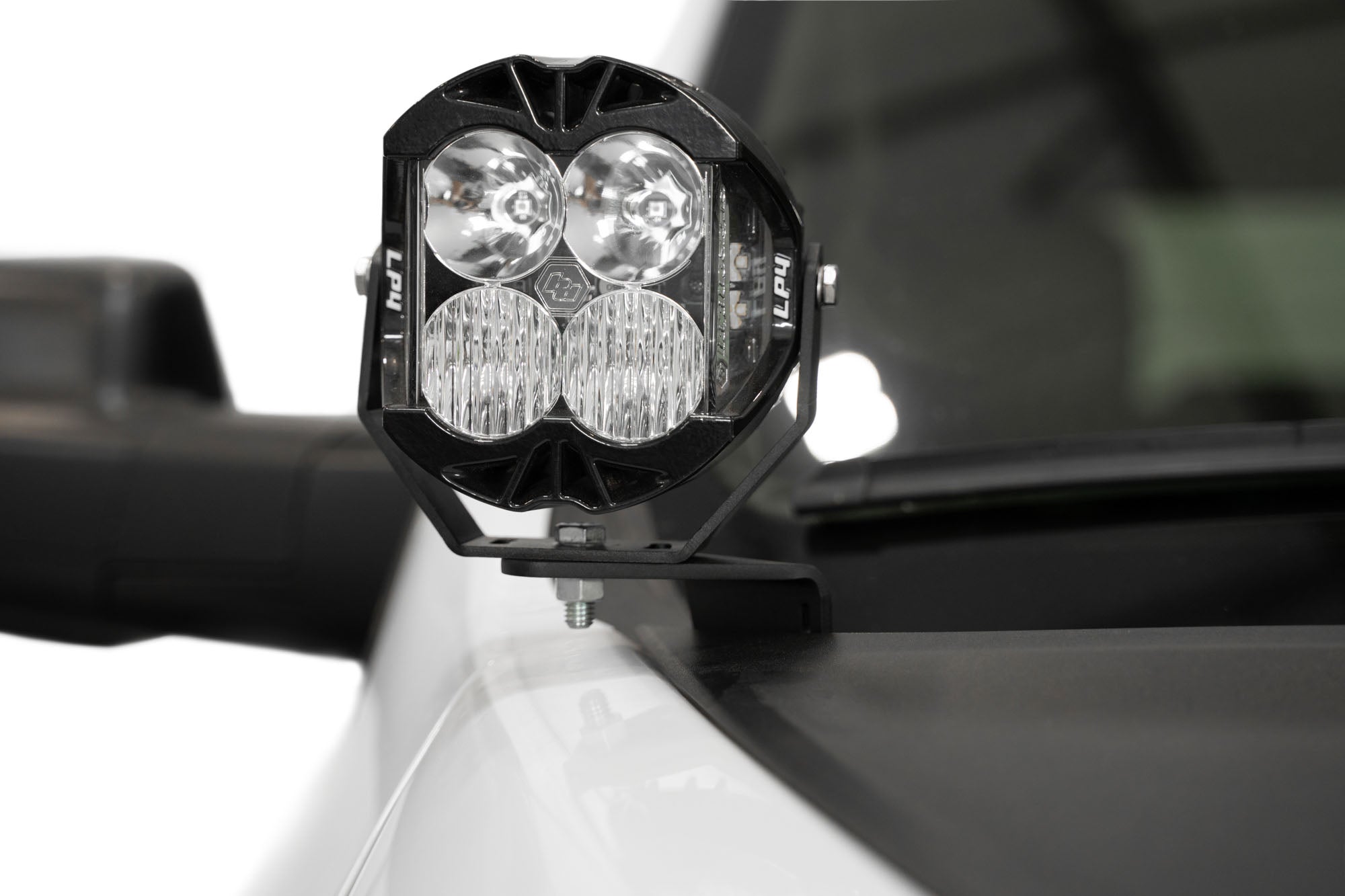 Baja LP4 on the 2021-2023 Ram TRX Ditch Light Brackets