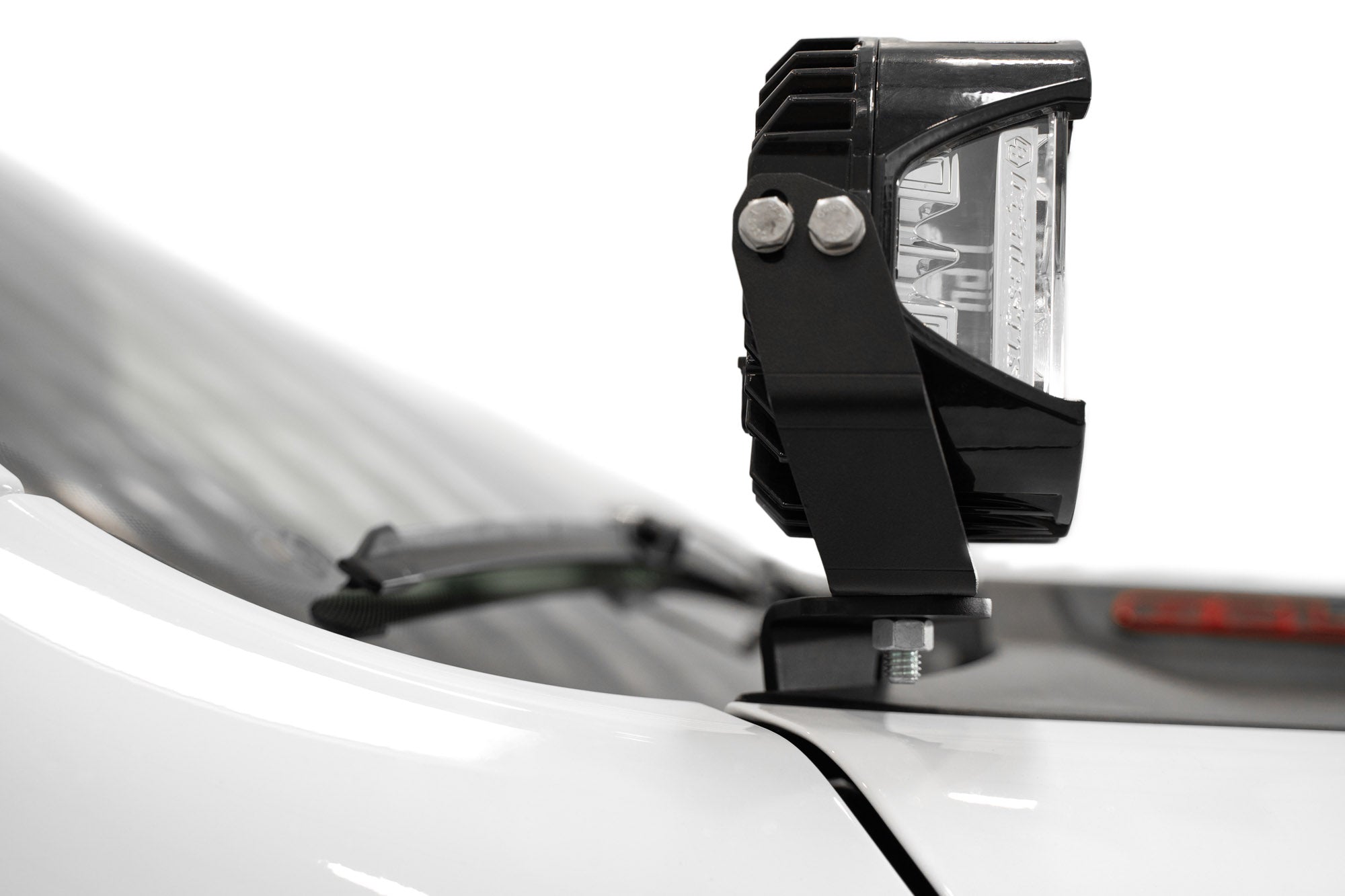 2021-2023 Ram TRX Ditch Light Brackets with a Baja Designs LP4