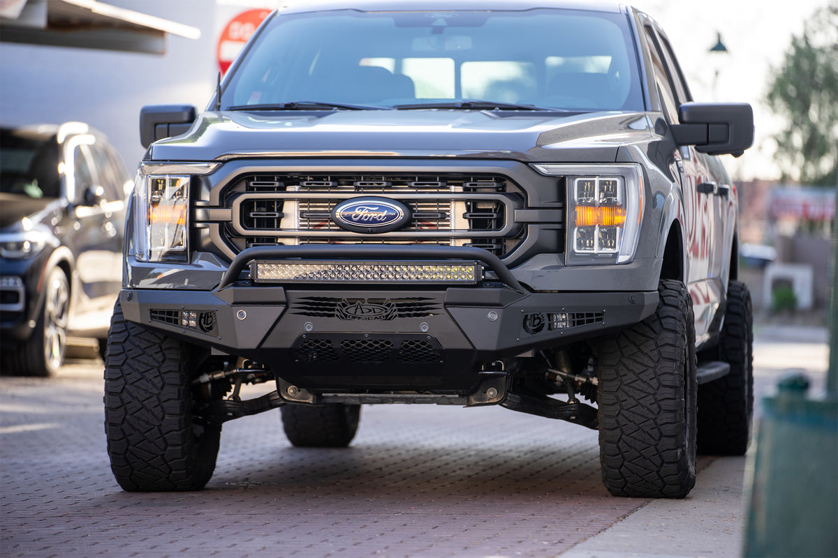 2021-2023 Ford F-150 HoneyBadger Front Bumper w/ Top Hoop