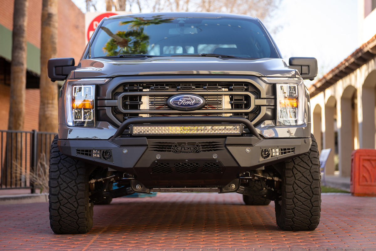 2021-2023 Ford F-150 HoneyBadger Front Bumper w/ Top Hoop