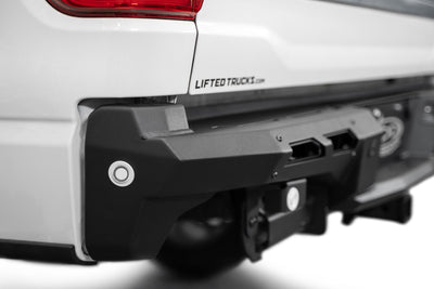 Perfect Powder Coat finish on the Black Label Rear Bumper for the 2021-2024 Ford F-150