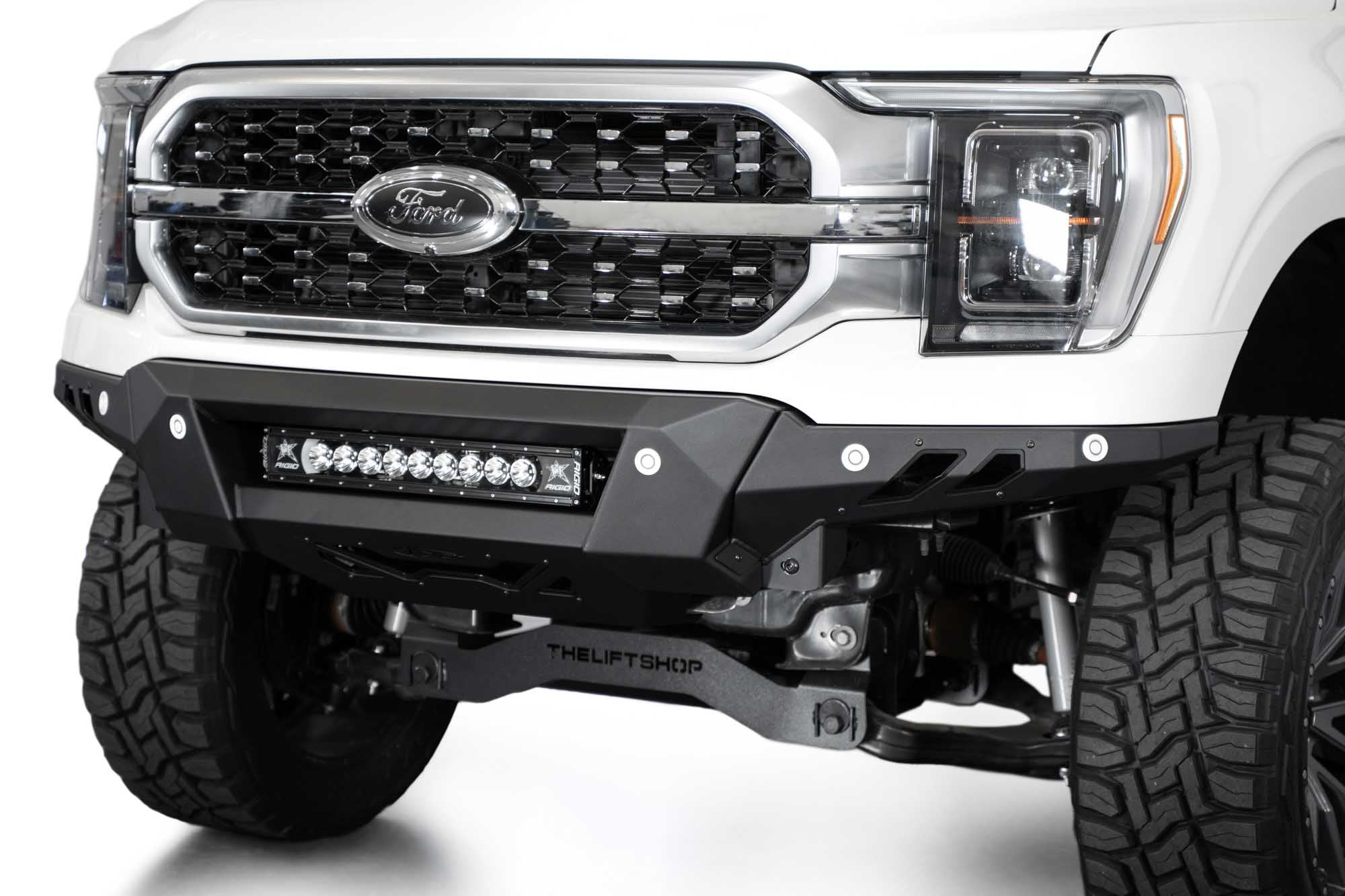 Center Light on Black Label Front Bumper for the 2021-2024 Ford F-150