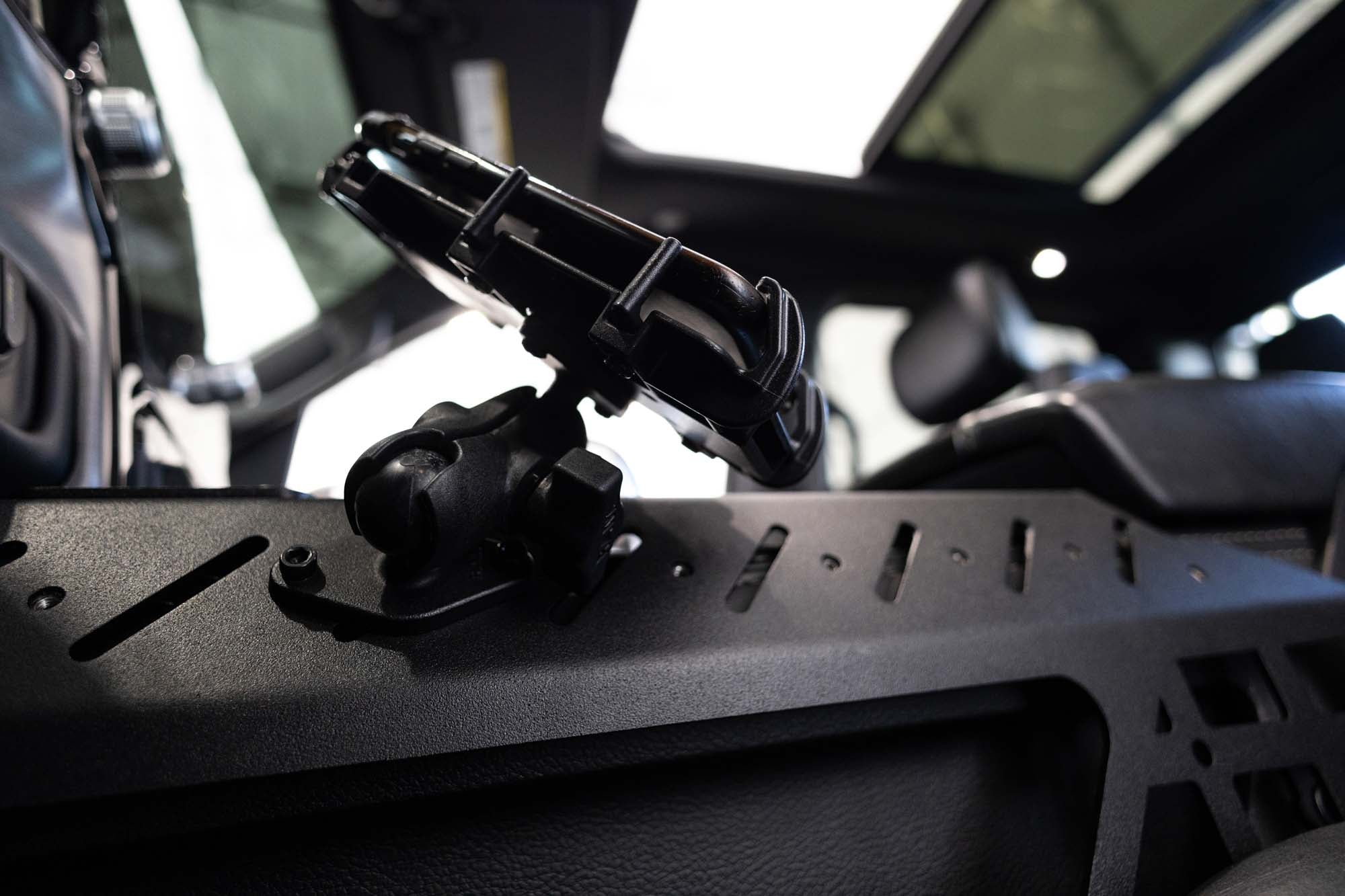 RAM Mount on the Center Console Molle Panels & Digital Device Bridge for the 2021+ Ram 1500 TRX 