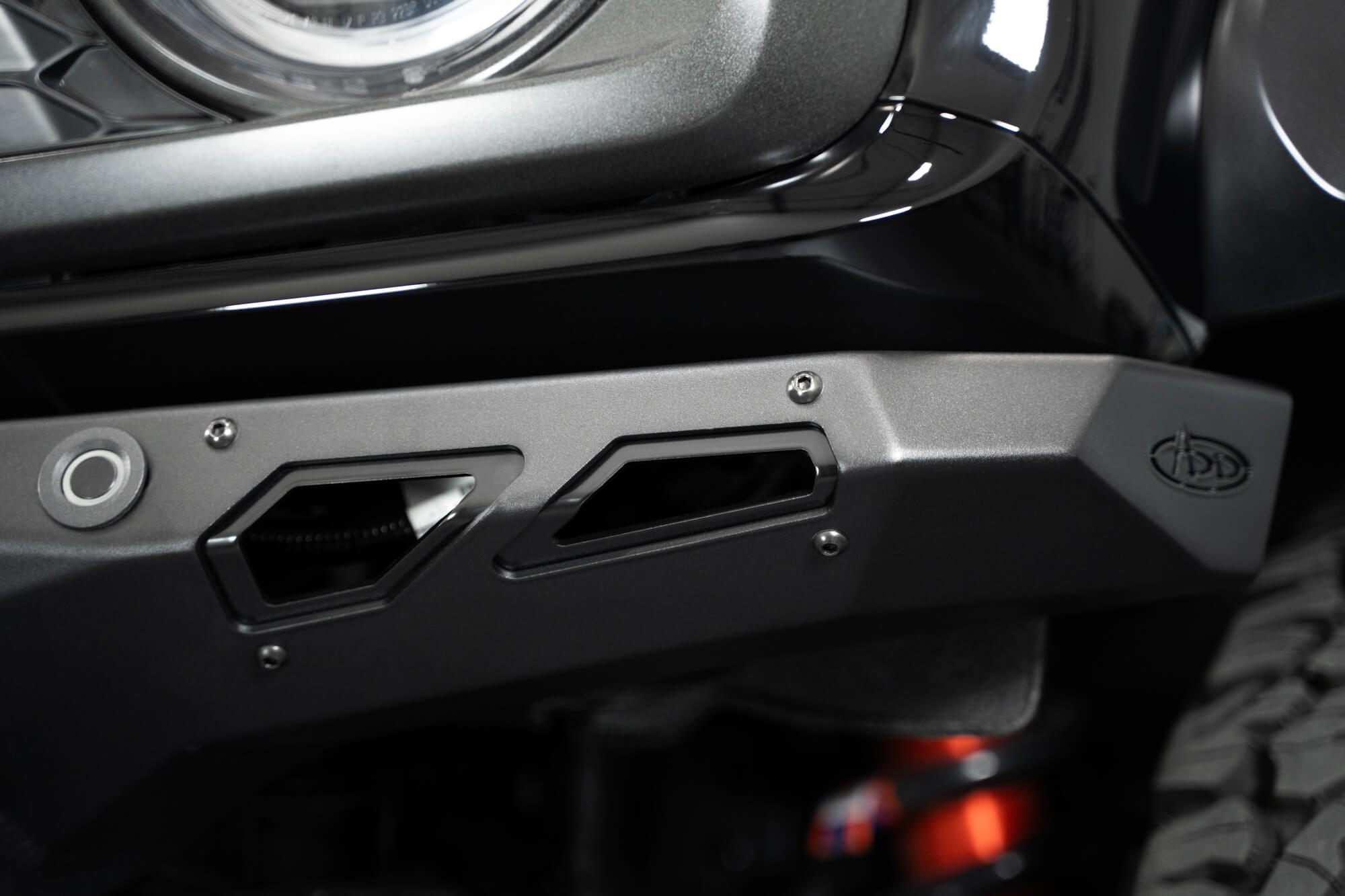 Parking sensor and tight fitment of the Phantom Front Bumper for the 2022-2023 Ford Bronco Raptor