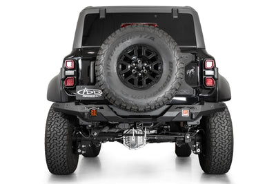 Centered view of the Phantom Rear Bumper for the 2022-2023 Ford Bronco Raptor