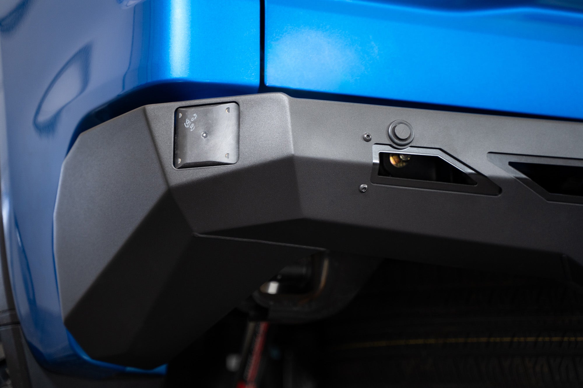 Blind Spot sensor cutaways Black Label Rear Bumper for the 2022-2024 Chevy/GMC 1500