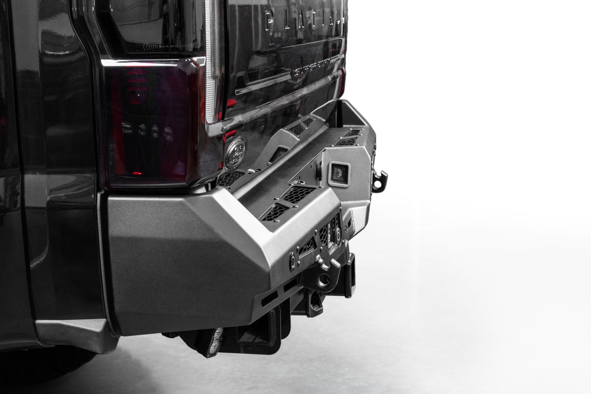 Stealth Fighter Rear Bumper for 2023-2026 Ford Super Duty has extremely precise fitment