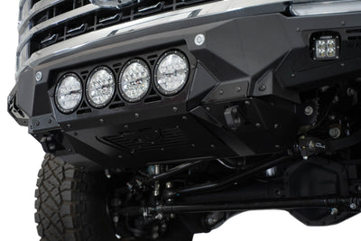 2023 Ford Super Duty Bomber Front Bumper with Rigid Industries Lights in focus