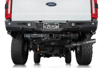 2023 Ford Super Duty Bomber Rear Bumper, tow hitch and trailer plug