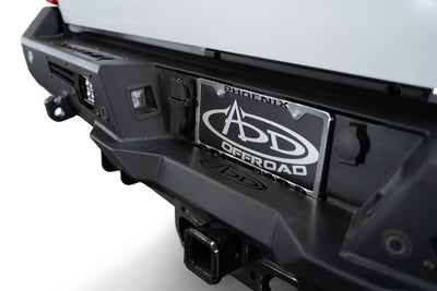 2023 Ford Super Duty Bomber Rear Bumper, ADD logo cutout on step