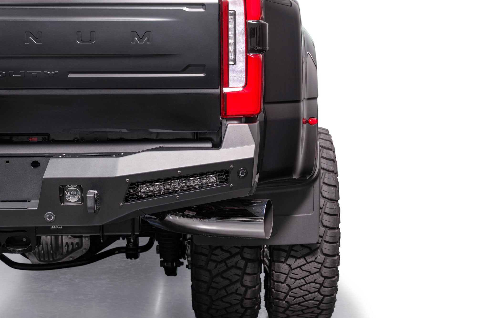 Grille on the 2023+ Ford Super Duty Honeybadger Rear Bumper