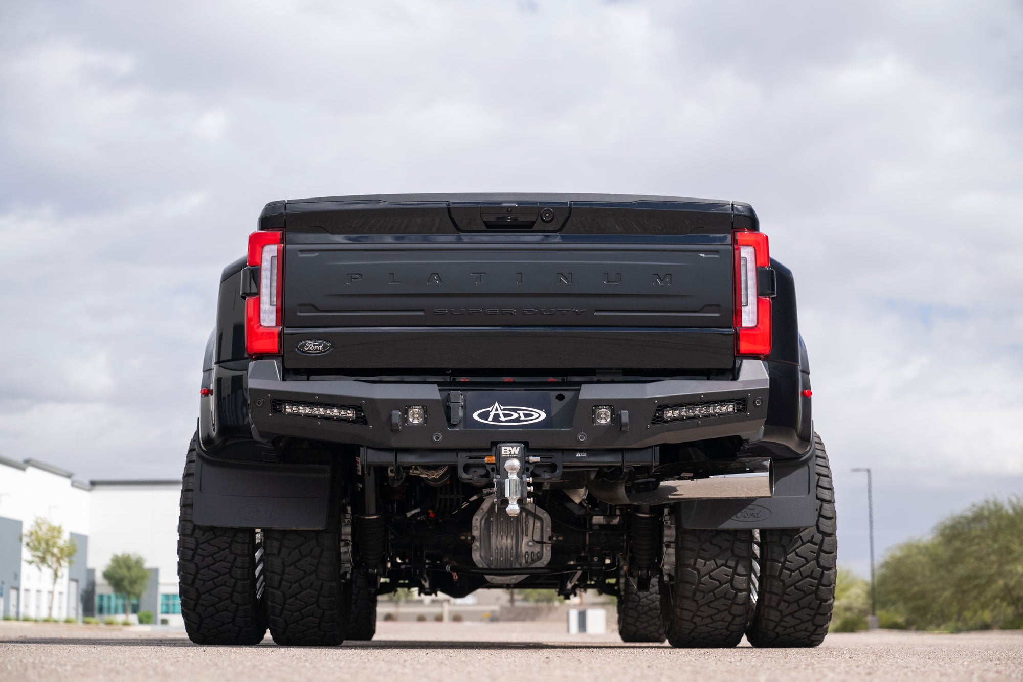 Retain towing features with the 2023+ Ford Super Duty Honeybadger Rear Bumper