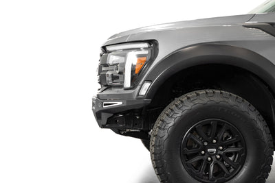 Side profile of the Rock Fighter Front Bumper for the 2024+ Ford F-150 Raptor