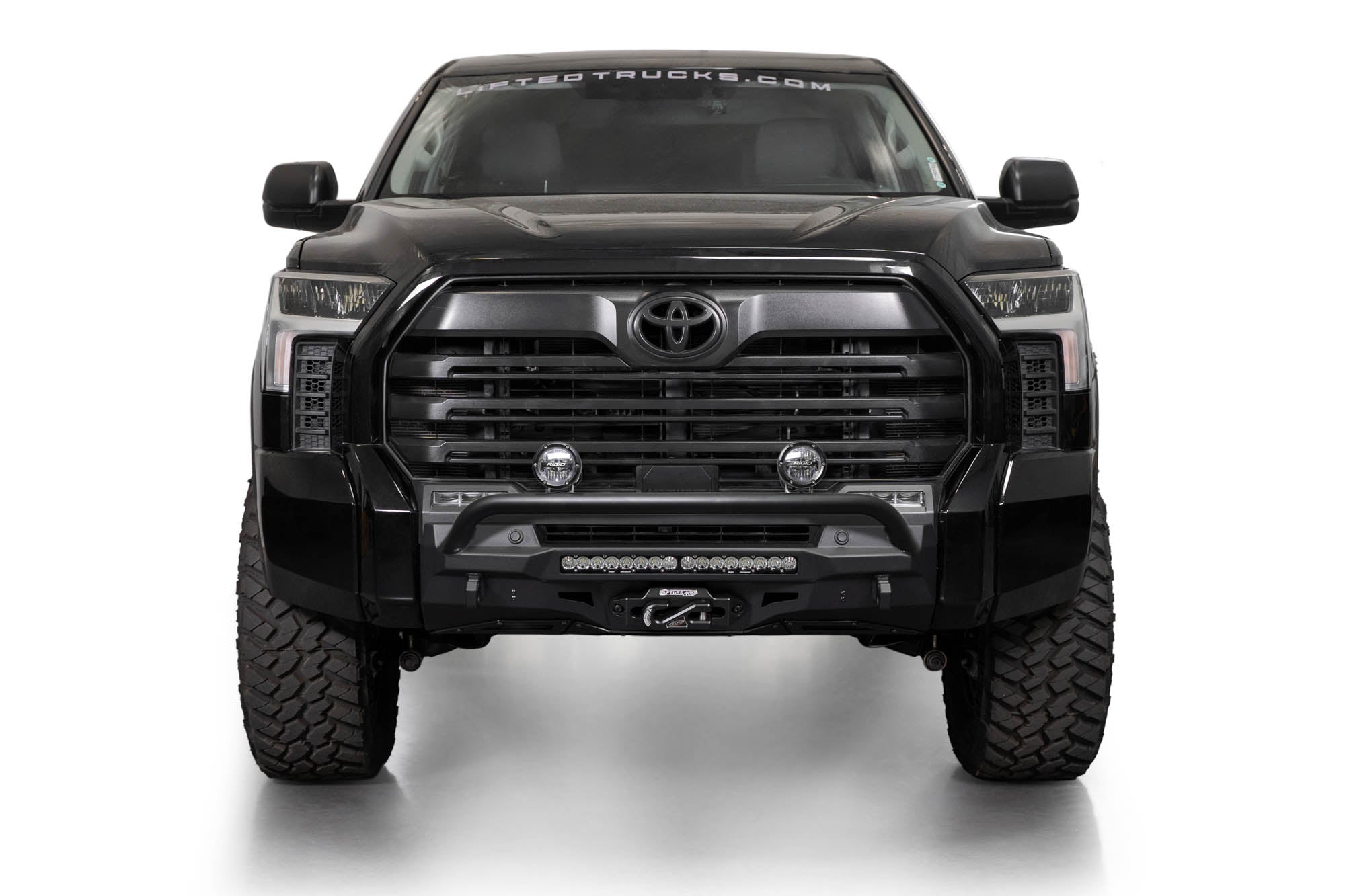 Stealth Center Mount Front Bumper w Top Hoop for the 3rd Gen Toyota Tundra