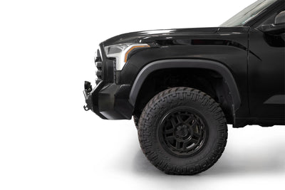 Side Profile of Stealth Center Mount Front Bumper w Top Hoop for the 3rd Gen Toyota Tundra