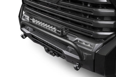 20 inch light bar on the Stealth Center Mount Front Bumper w Top Hoop for the 3rd Gen Toyota Tundra