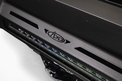 ADD Logo on the 2025 Toyota 4Runner Stealth Center Mount Front Bumper