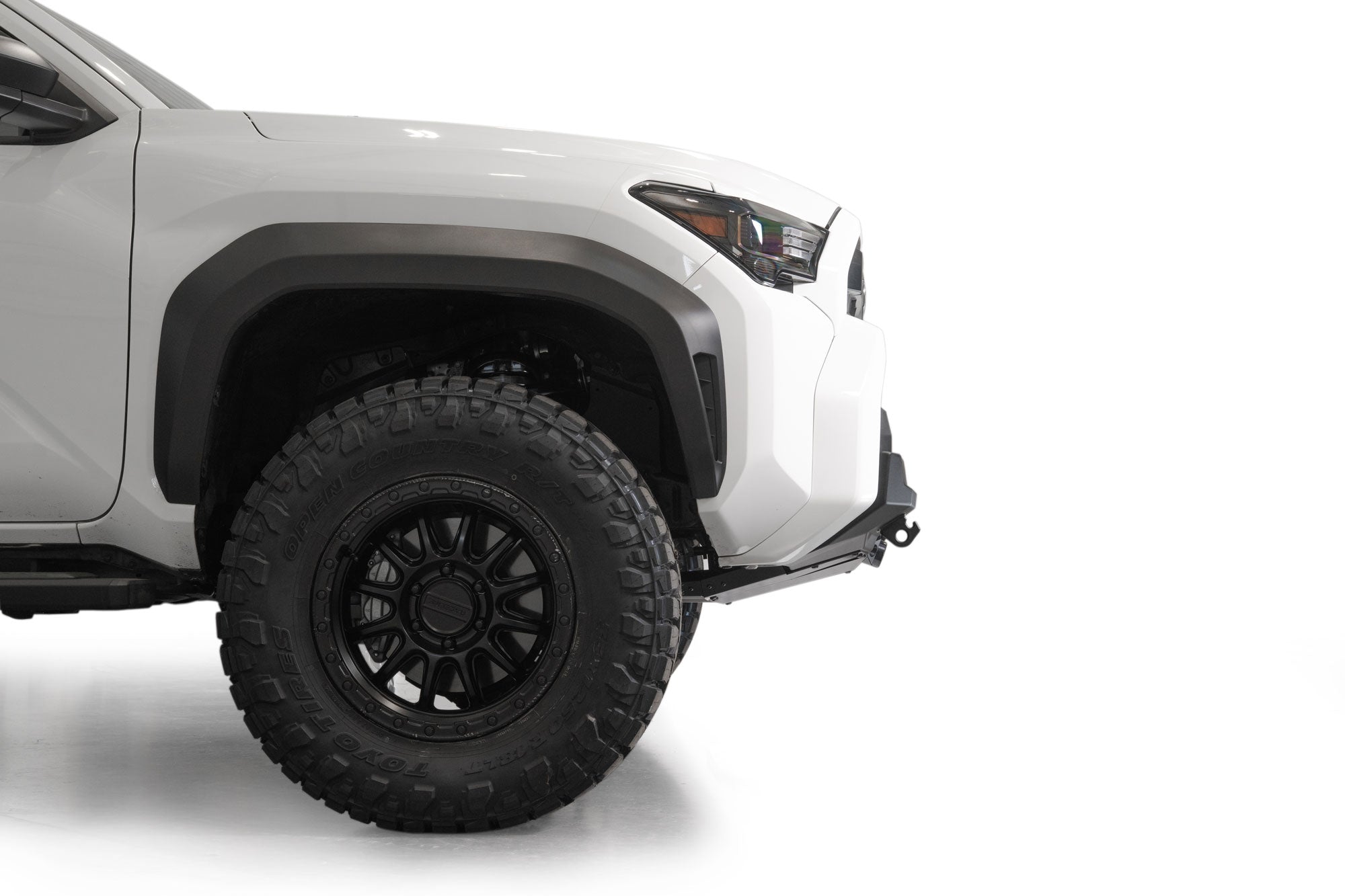 Side profile of the 2025 Toyota 4Runner Stealth Center Mount Front Bumper