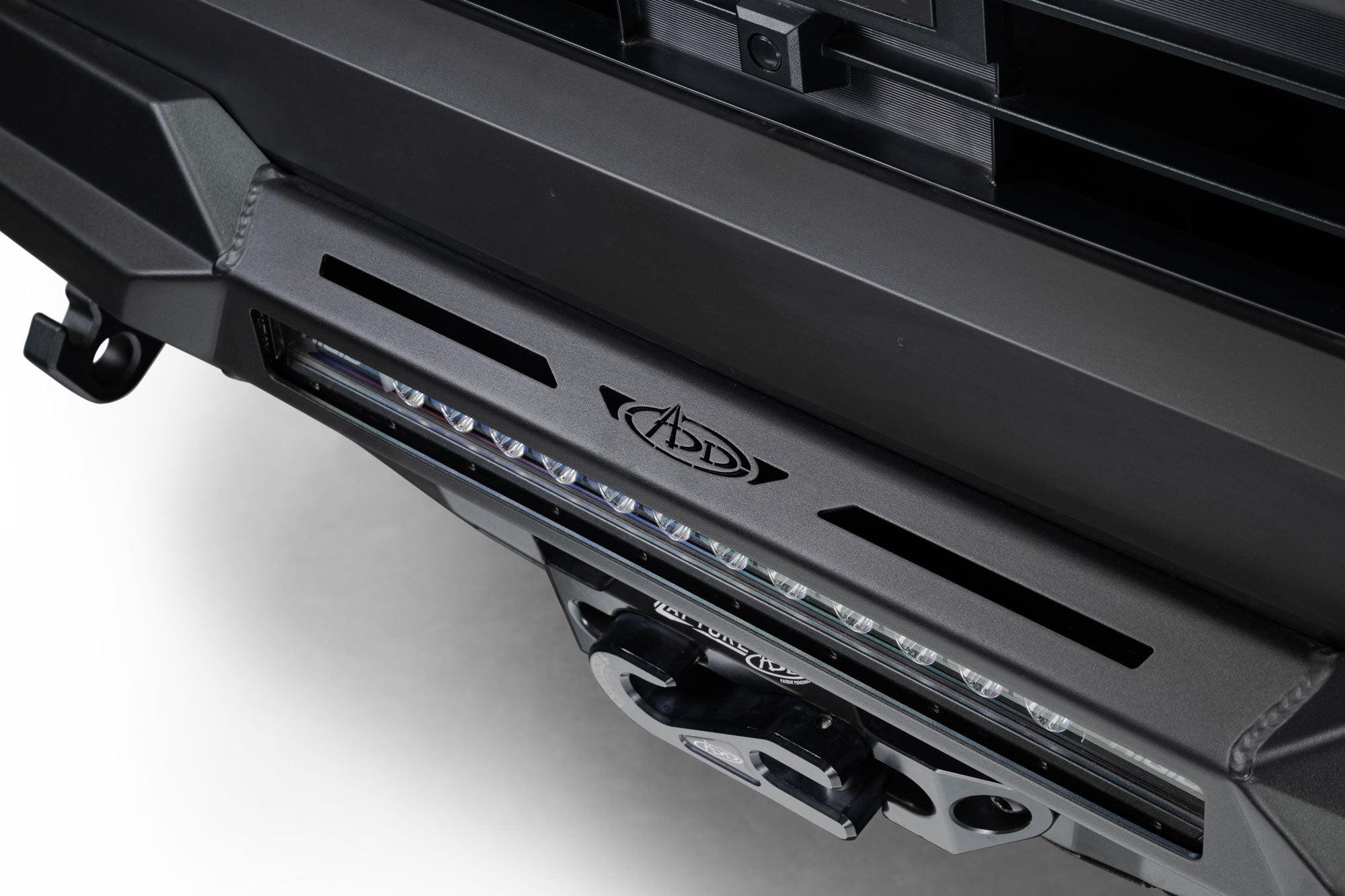Top of the 2025 Toyota 4Runner Stealth Center Mount Front Bumper with Top Hoop