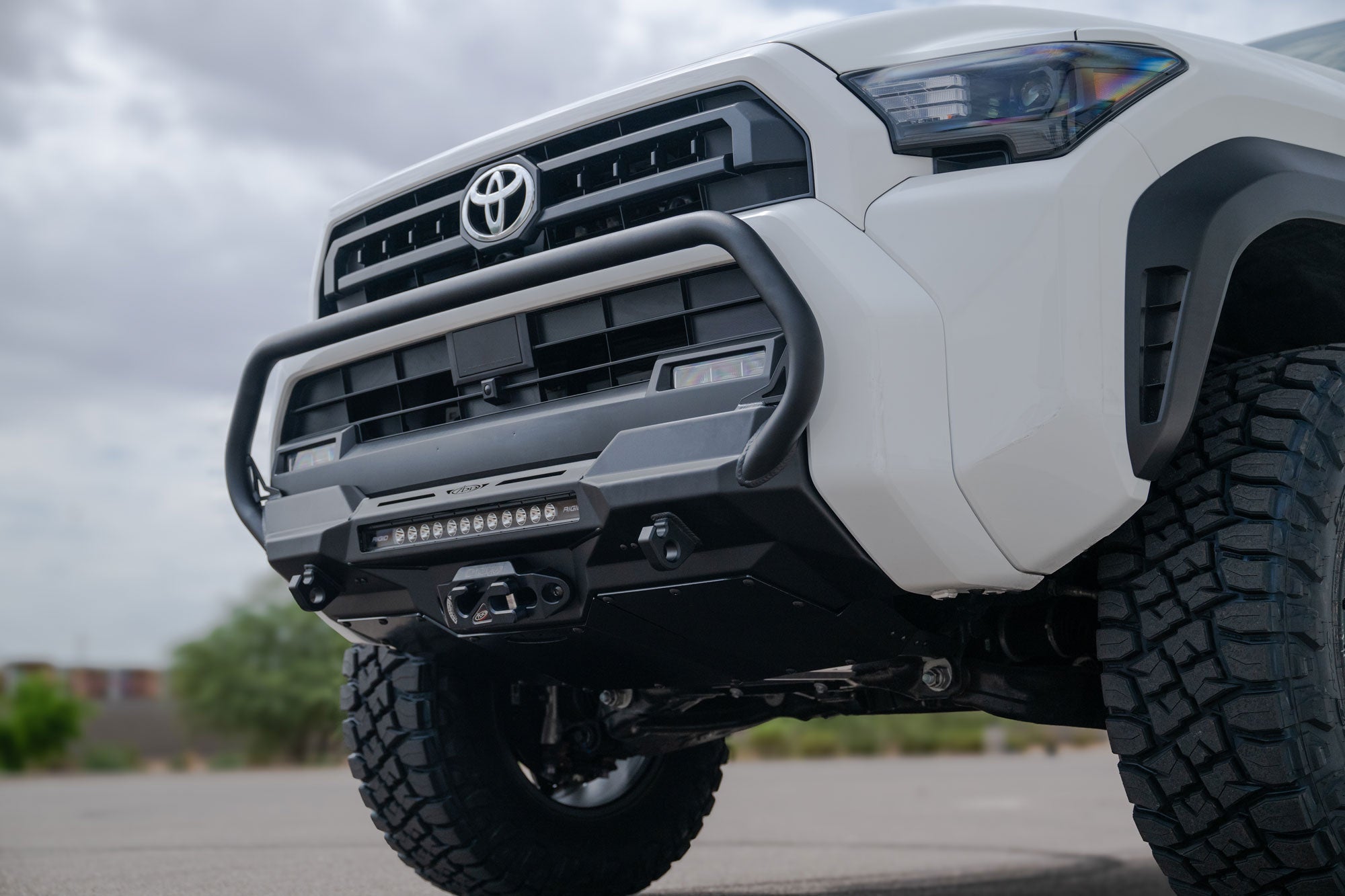 Close-up of a 2025 Toyota 4Runner Skid Plate for Stealth Front Bumper
