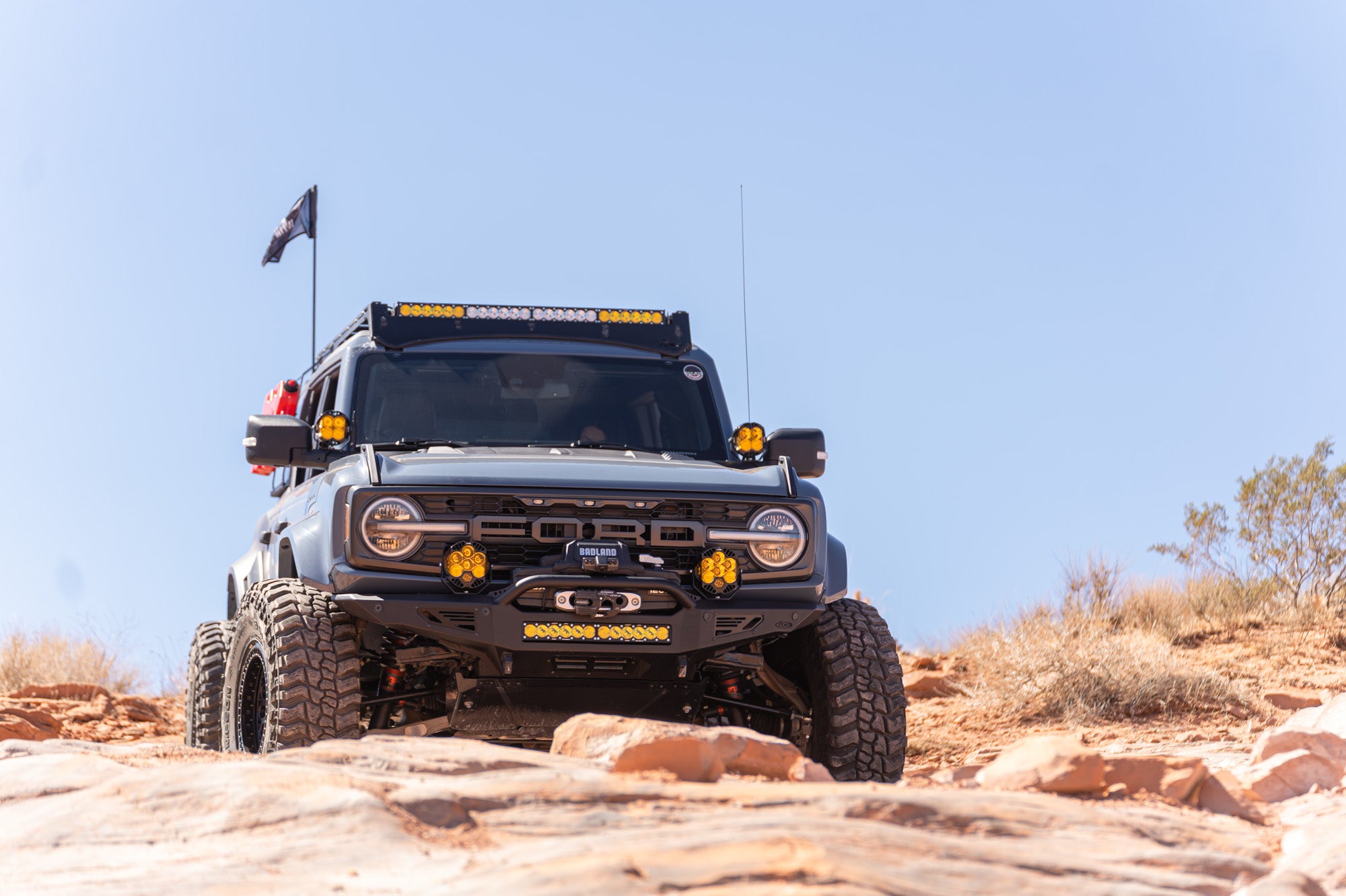 2022-2026 Bronco Raptor Rock Fighter Winch Front Bumper