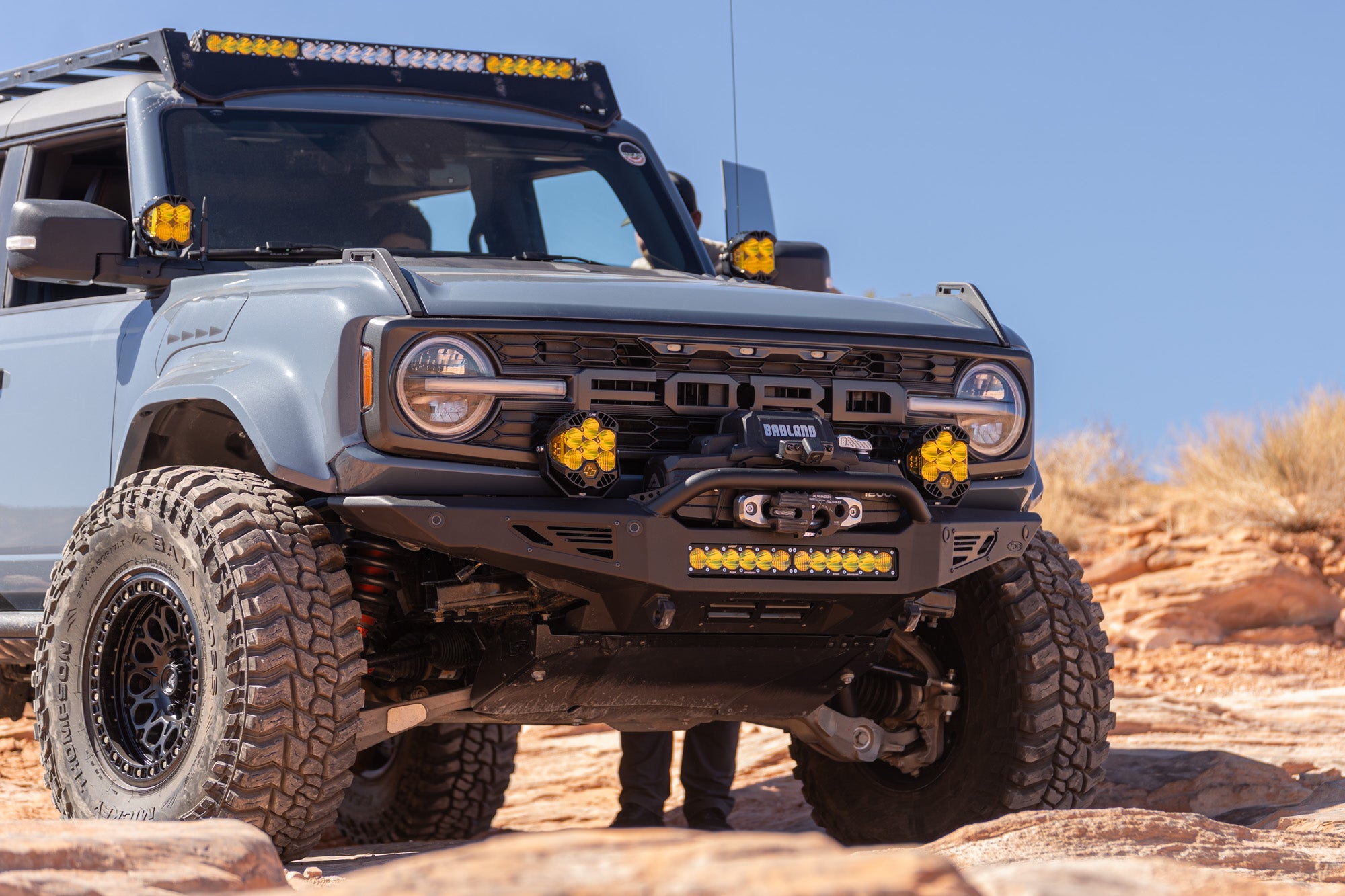 2022-2026 Bronco Raptor Rock Fighter Winch Front Bumper