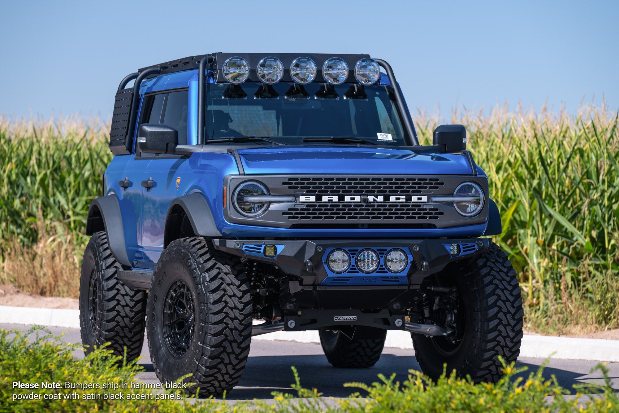 2021-2026 Ford Bronco Bomber Front Bumper (Rigid)