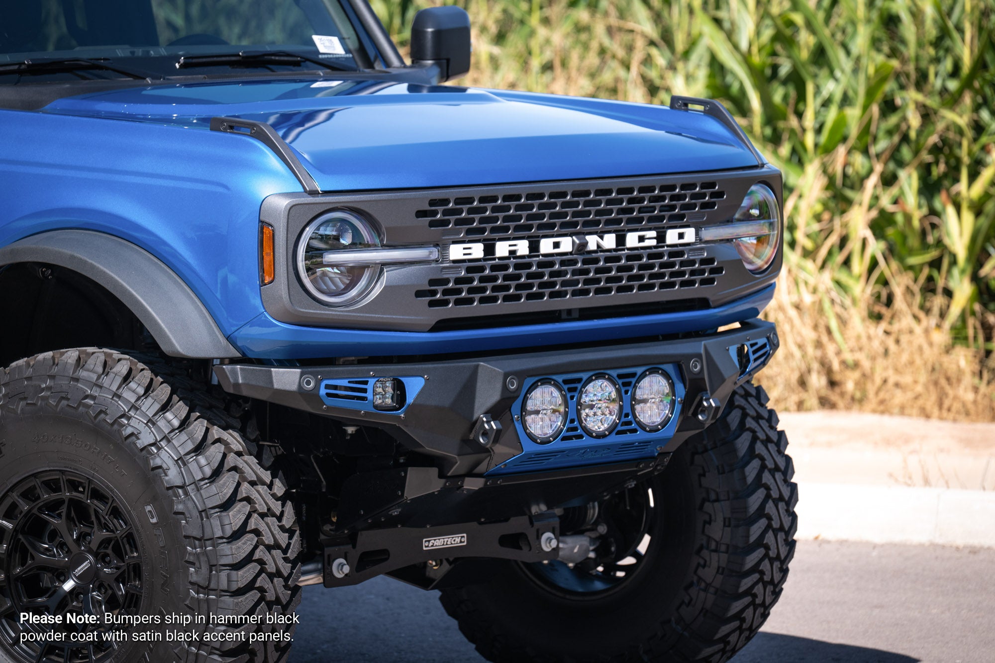 2021-2026 Ford Bronco Bomber Front Bumper (Rigid)