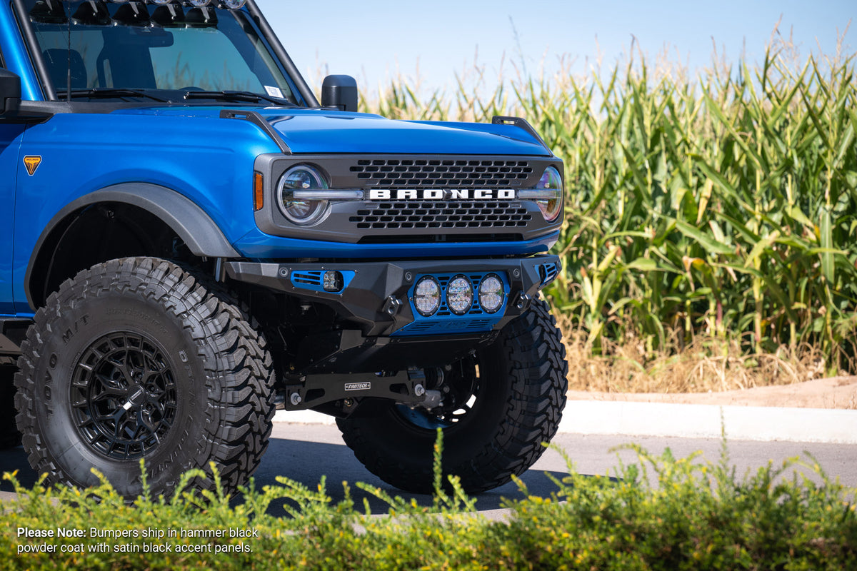 2021-2026 Ford Bronco Bomber Front Bumper (Rigid)