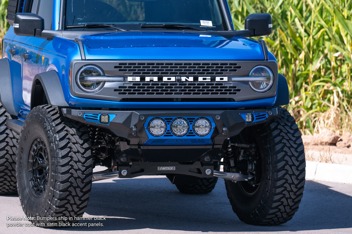 2021-2026 Ford Bronco Bomber Front Bumper (Rigid)