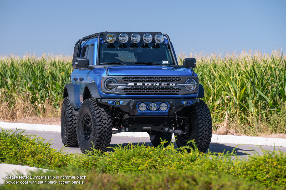 2021-2026 Ford Bronco Bomber Front Bumper (Rigid)