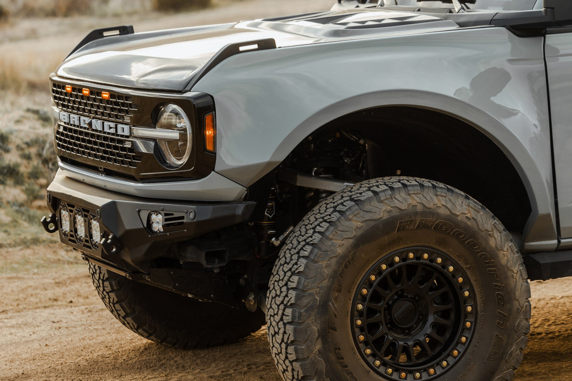 2021-2026 Ford Bronco Bomber Front Bumper (Baja)