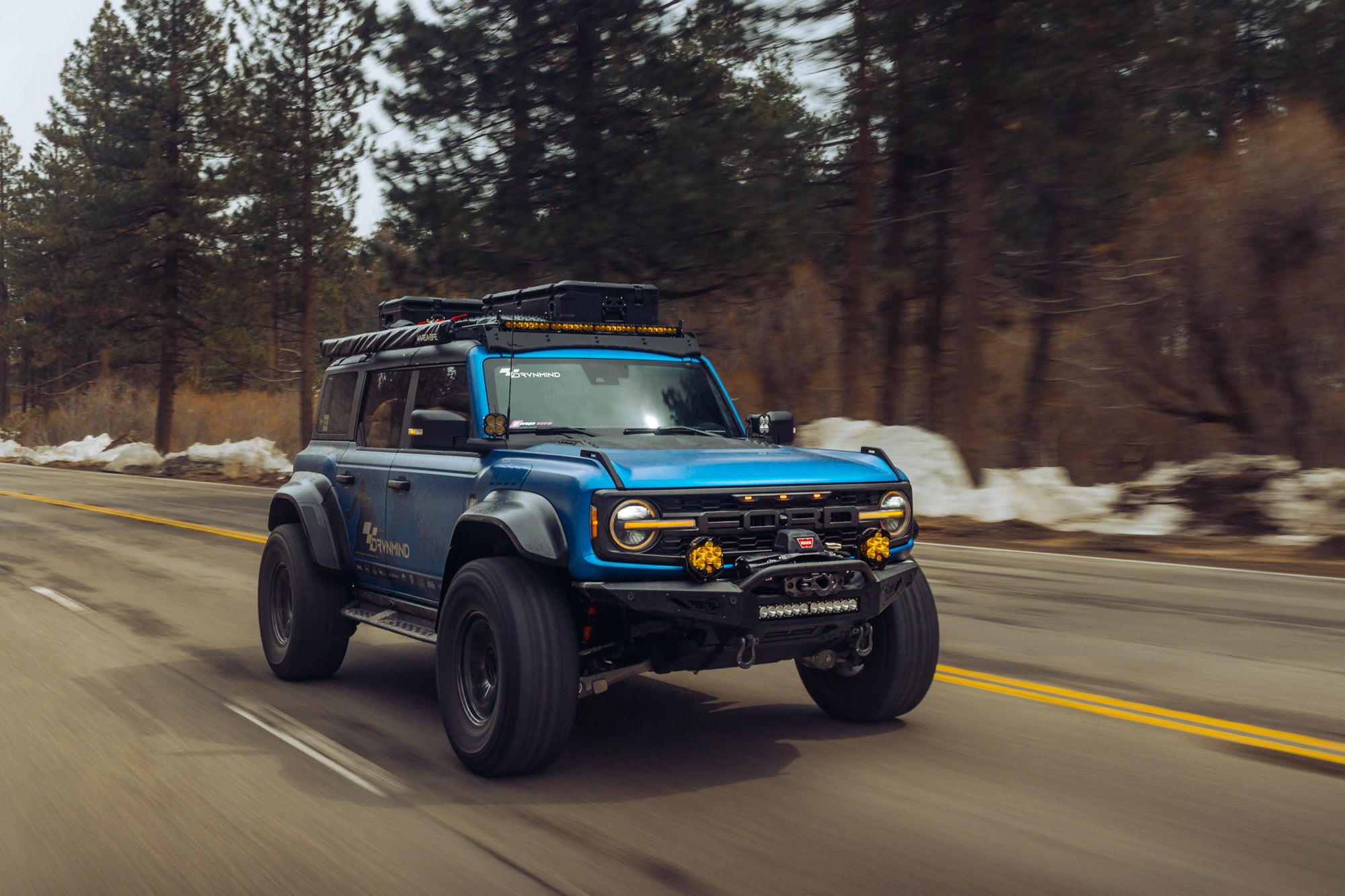 2022-2026 Bronco Raptor Rock Fighter Winch Front Bumper