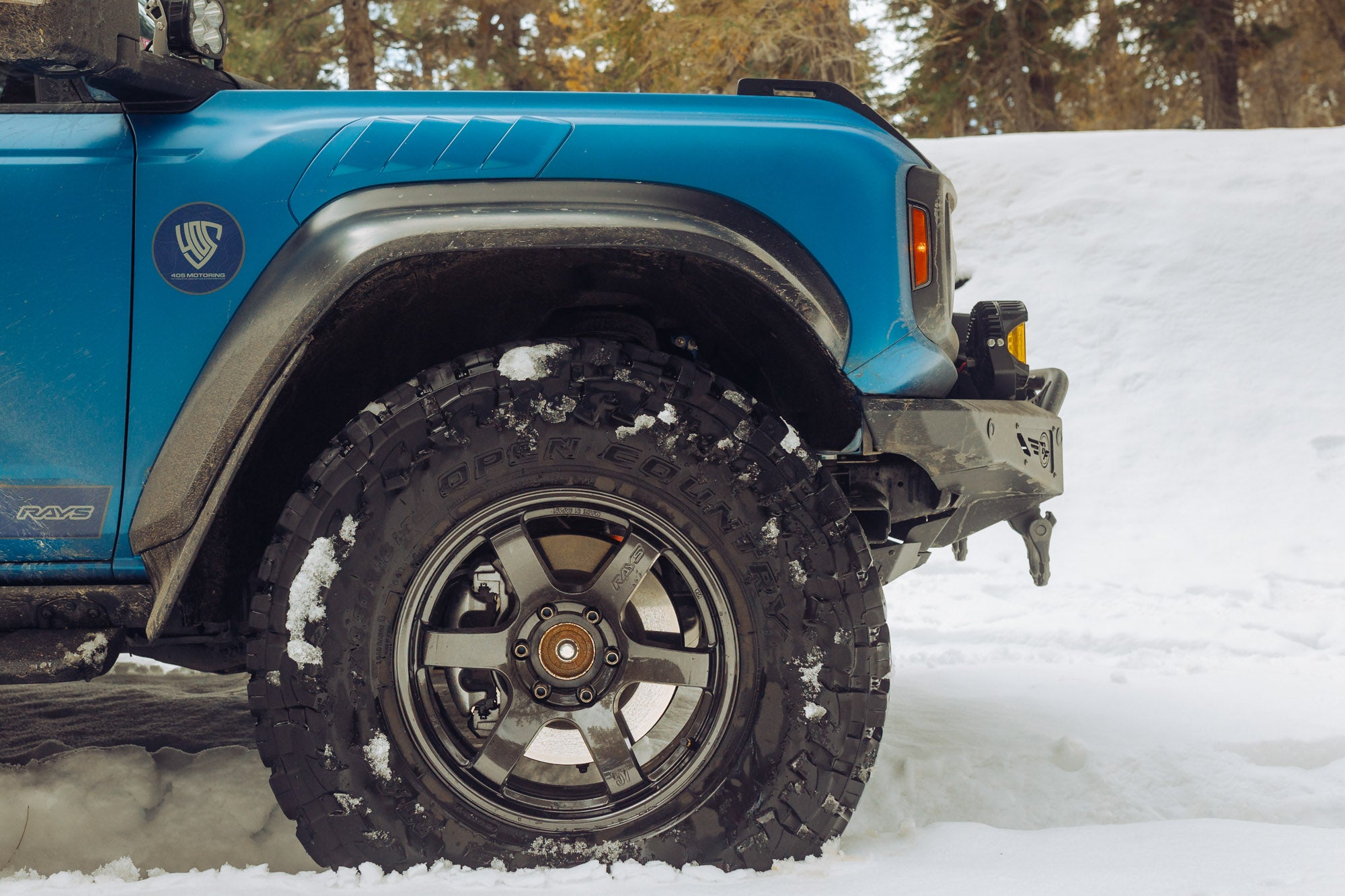 2022-2026 Bronco Raptor Rock Fighter Winch Front Bumper