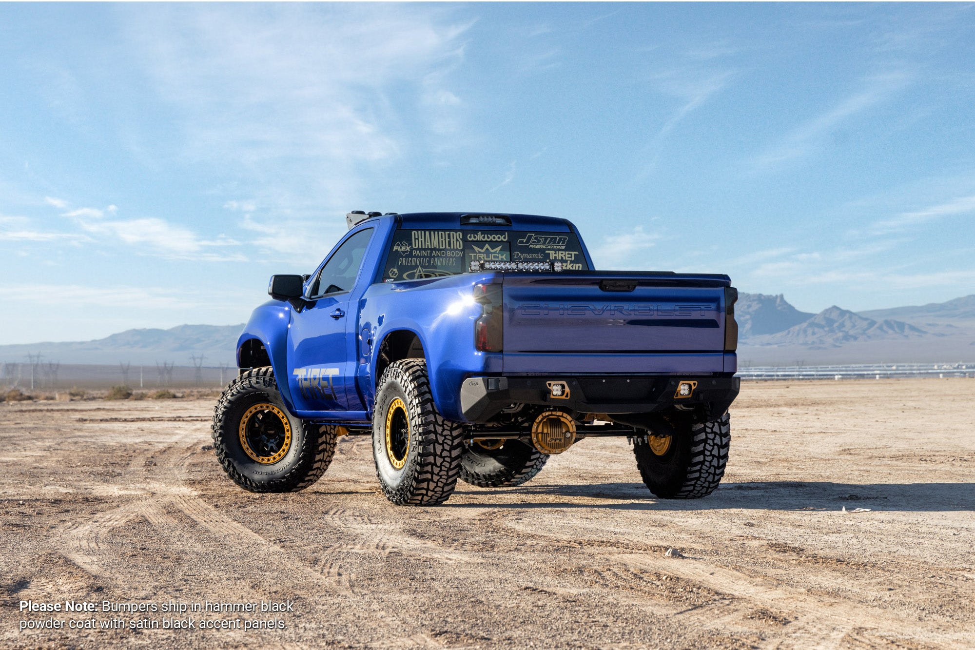 2022+ Chevy/GMC 1500 Stealth Fighter Rear Bumper