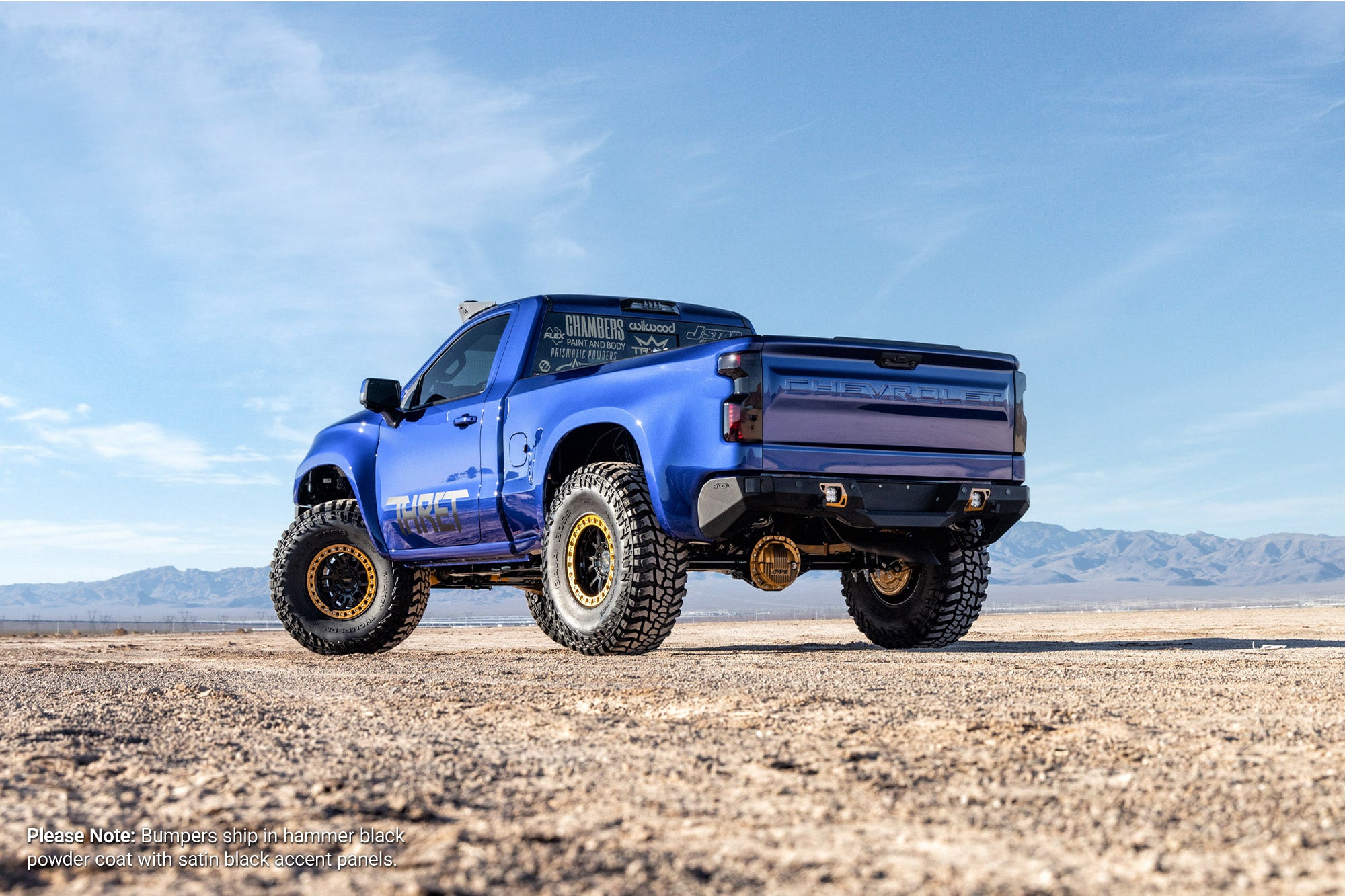2022+ Chevy/GMC 1500 Stealth Fighter Rear Bumper