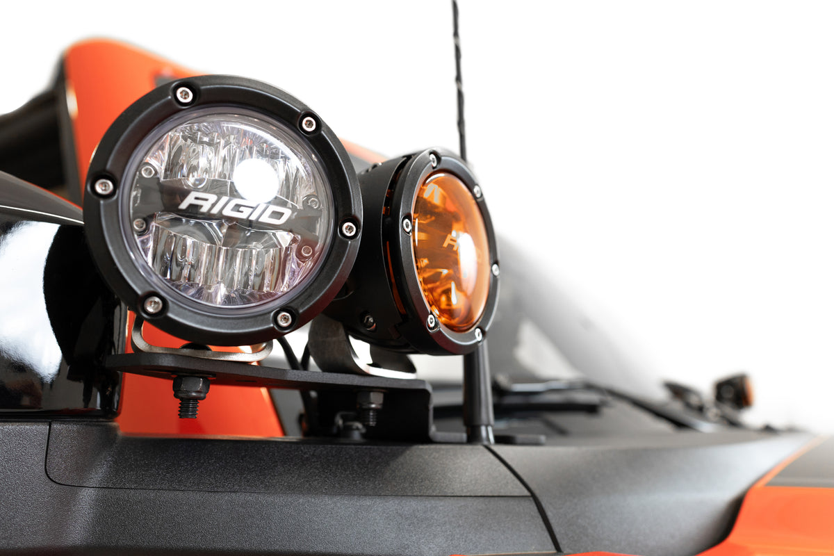 0-441-57 12V-24V 6 Amber LED Warning Light With Side Marker 0-441-57 12V-24V 6 Amber LED Warning Light With Side Marker