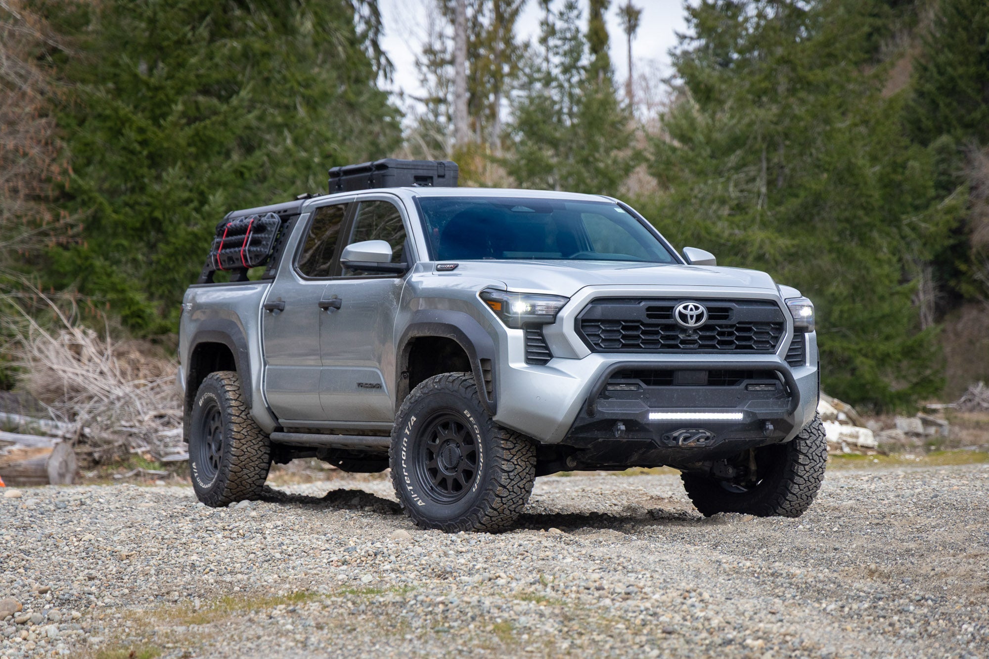 2024+ Toyota Tacoma Stealth Center Mount Winch Front Bumper with Top Hoop