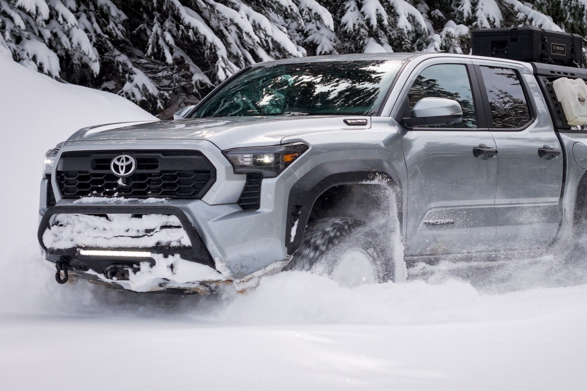 2024+ Toyota Tacoma Stealth Center Mount Winch Front Bumper with Top Hoop