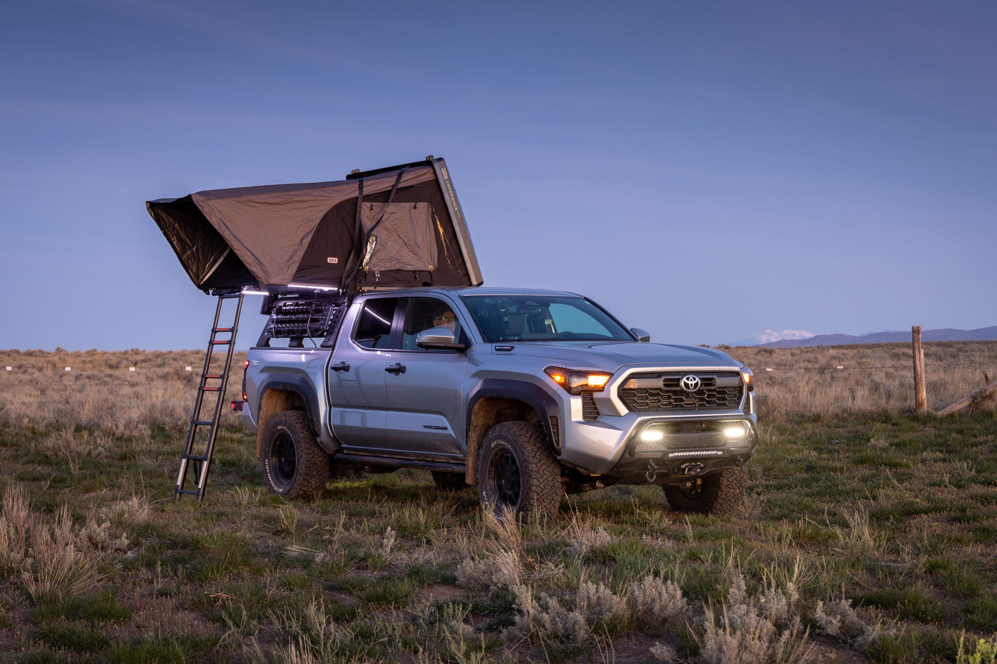 2024+ Toyota Tacoma Stealth Center Mount Winch Front Bumper with Top Hoop