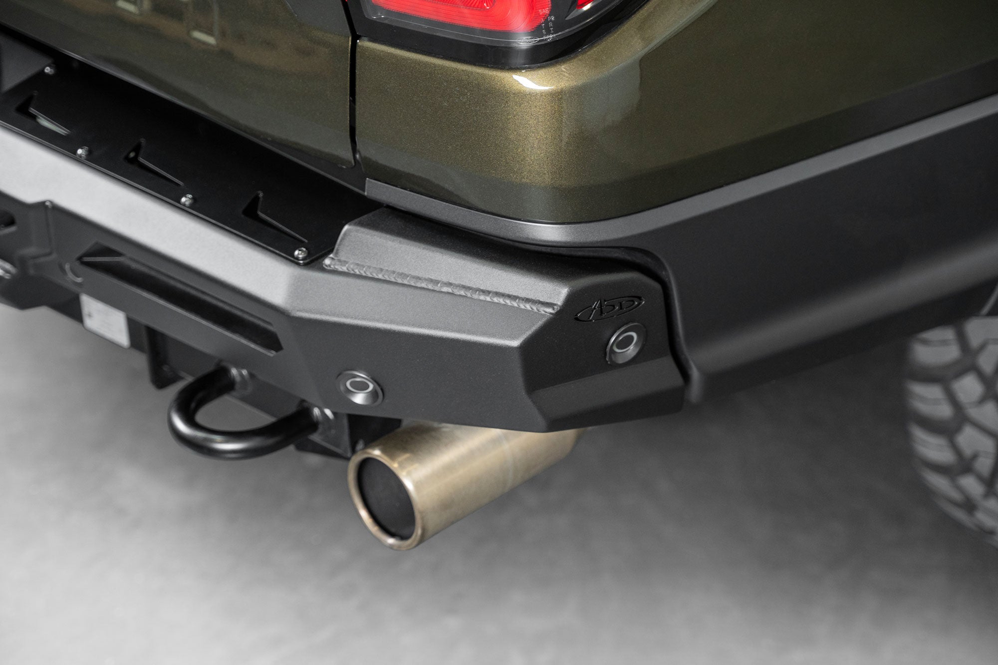 OEM parking sensors retained on the ADD Edge Rear Bumper for the Ford Ranger Raptor