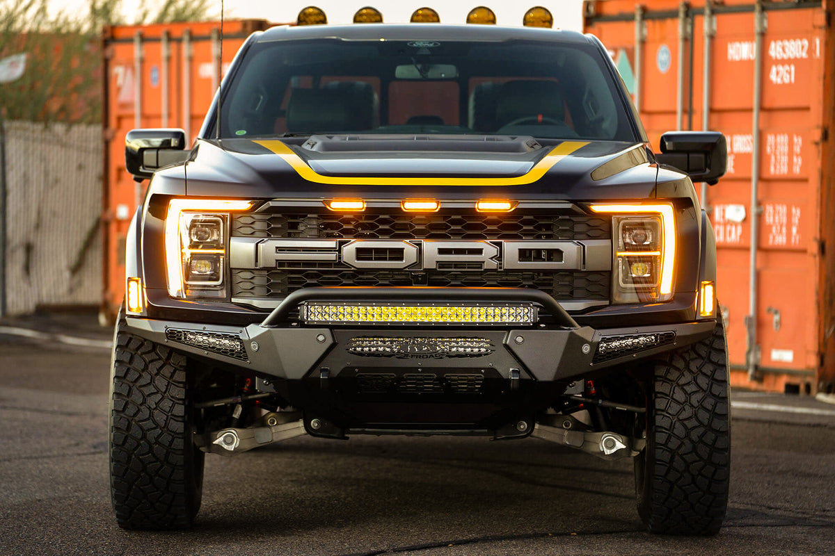 3rd Gen Raptor R Bumper 3rd Gen Ford Raptor/Raptor R Front Bumper | HoneyBadger Hoop