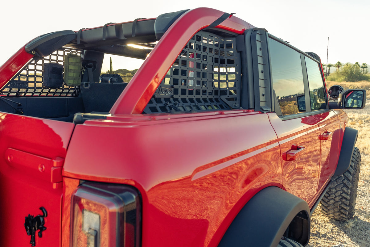 2021-2026 Ford Bronco & Bronco Raptor Rear Window Molle Storage Panels